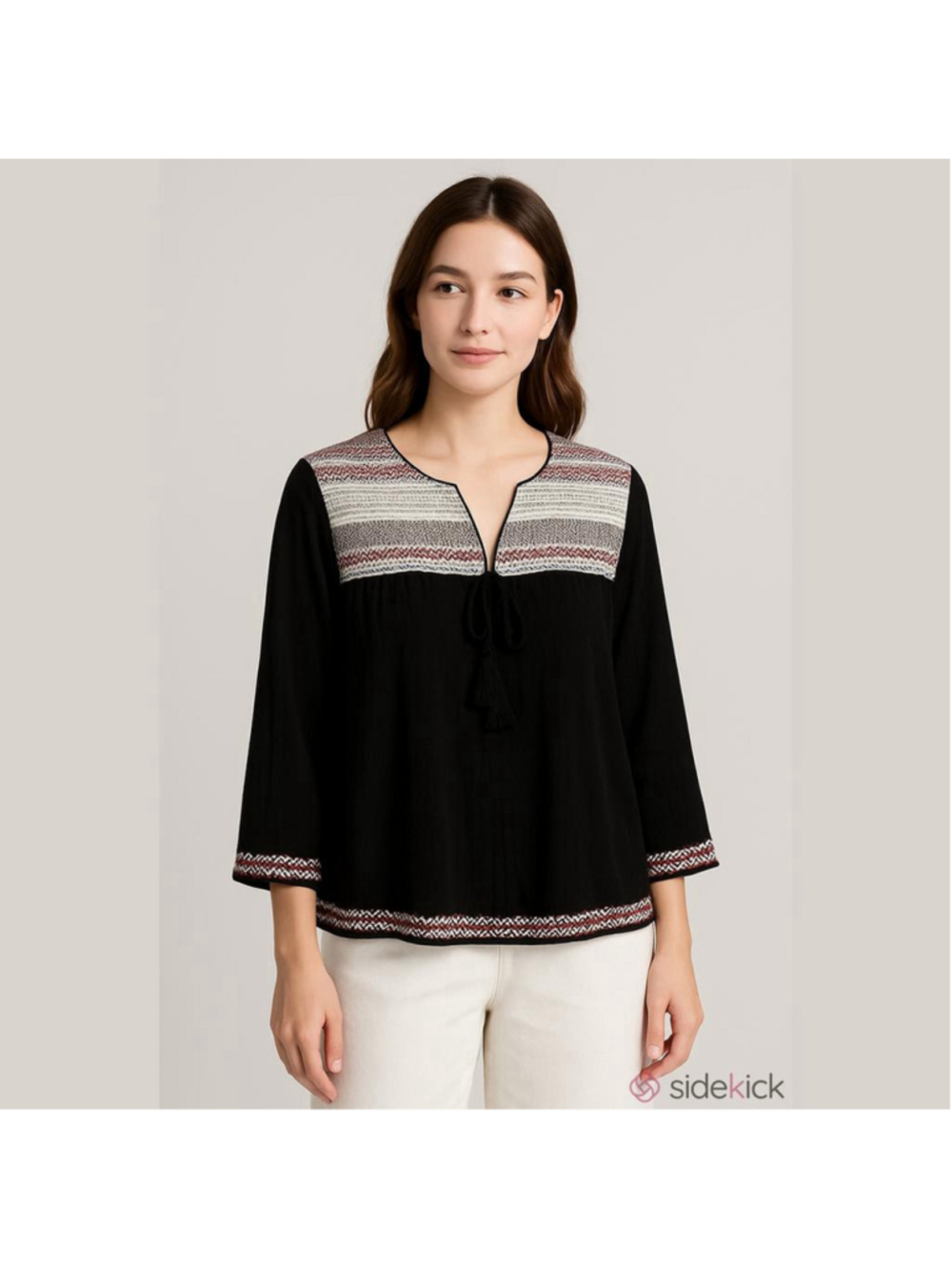 Love & Legend Size 16 Embroidered Viscose Open Cardigan